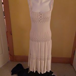 Anthropologie crochet dress fully lined